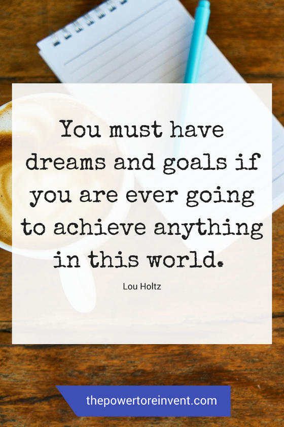 why you need to be writing down goals quote